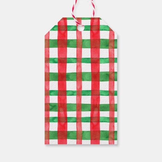 Kerstbal Vrolijk Kerstfeest Cadeaulabel (Achterkant)