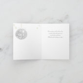 Kerstbal Winterbruiloft Dank je wel Bedankkaart (Binnen)