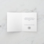 Kerstbal Zakelijke Groet Feestdagen Kaart (Binnen)