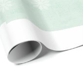 Kerstbalen Holly Ornamenten inpakpapier (Rol Hoek)