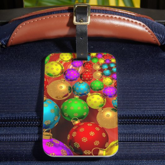 Kerstbalfeest Bagagelabel (Voorkant Insitu 2)