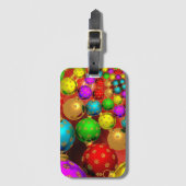 Kerstbalfeest Bagagelabel (Voorkant (verticaal))