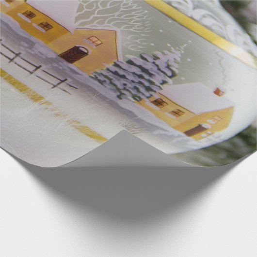 Kerstbalkpapier Cadeaupapier (Hoek)