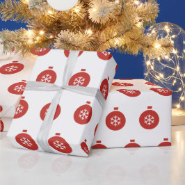 Kerstbalkpapier Cadeaupapier