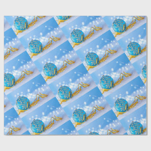 Kerstbalkpapier Cadeaupapier