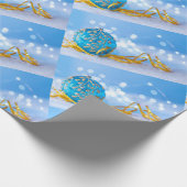 Kerstbalkpapier Cadeaupapier (Hoek)