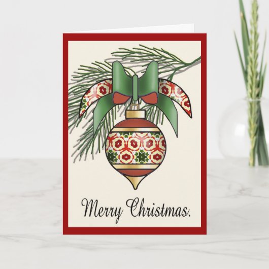 Kerstballen - 08 feestdagen kaart (Voorkant)