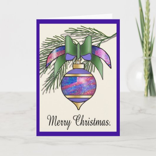 Kerstballen - 20 feestdagen kaart (Voorkant)
