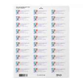 Kerstballen Aangepaste Adreslabels Etiket (Full Sheet)