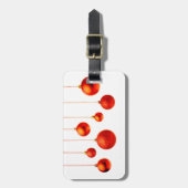 kerstballen bagagelabel (Voorkant verticaal)