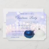 Kerstballen, Bedrijfs Kerstfeest Kaart (Voorkant)