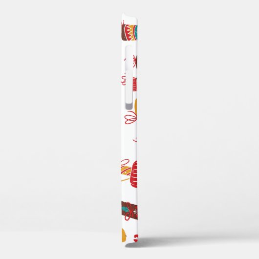 Kerstballen: besneeuwde Set. Case-Mate iPhone Case (Achterkant / Links)