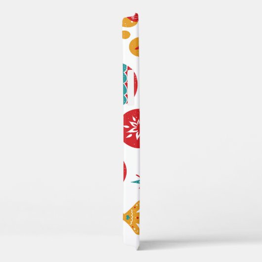 Kerstballen: besneeuwde  Set. Case-Mate iPhone Case (Achterkant / Rechts)