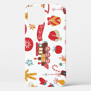 Kerstballen: besneeuwde Set. Case-Mate iPhone Case