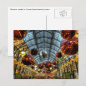 Kerstballen bij Covent Garden Markets, Londen Feestdagenkaart (Voorkant / Achterkant)