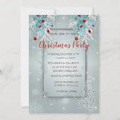 Kerstballen, Boom, CorporateKerstparty Kaart (Voorkant)