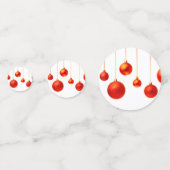 kerstballen confetti (Voorkanten)