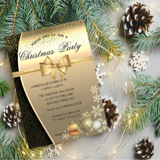 Kerstballen, Damascus Corporate Kerstparty Kaart