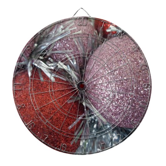 kerstballen dartbord (Voorkant)