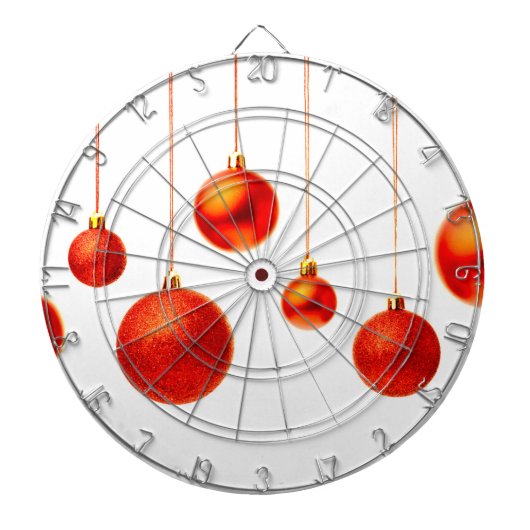 kerstballen dartbord (Voorkant)
