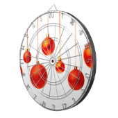 kerstballen dartbord (Voorkant Rechts)