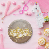 kerstballen en Borden voor kerstpapier Papieren Bordje (Feest)