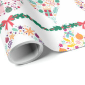 Kerstballen en guirlande cadeaupapier (Rol Hoek)