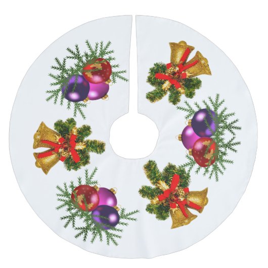 Kerstballen en kerstballen kerstboom rok (Voorkant)