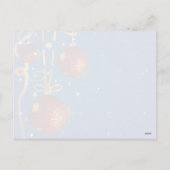 Kerstballen en linten Briefkaart (Achterkant)