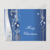 Kerstballen en linten Briefkaart (Voorkant)