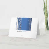 Kerstballen en linten Wenskaart Feestdagen Kaart (Achterkant)