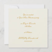 Kerstballen en Ornamenten Uitnodiging (Achterkant)