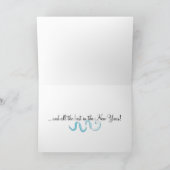  kerstballen feestdagen kaart (Binnen)