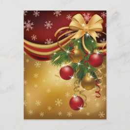 kerstballen feestdagenkaart