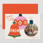 Kerstballen Fotokaart  Kaart (Voorkant / Achterkant)