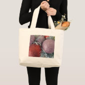 kerstballen grote tote bag (Voorkant (product))