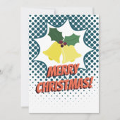 Kerstballen in Burst Bubble Business Feestdagenkaart (Voorkant)