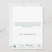 Kerstballen in Burst Bubble Business Feestdagenkaart (Achterkant)