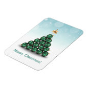 kerstballen in de vorm van bomen magneet (Linkerzijde)