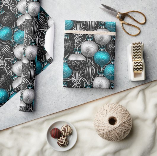 Kerstballen Inpakpapier (Crafts)