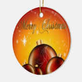 kerstballen keramisch ornament (Links)