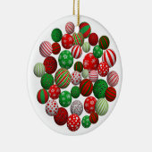 kerstballen keramisch ornament (Rechts)