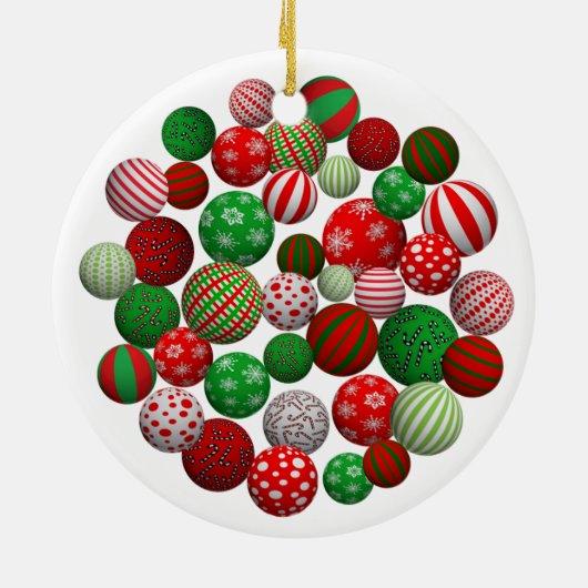 kerstballen keramisch ornament (Achterkant)