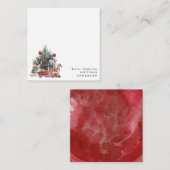 Kerstballen Kerstboom Notenkraker Kerstmis Notitiekaartje (Voorkant / Achterkant)