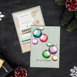 Kerstballen Kerstkaartje Familie Cadeau Coupon