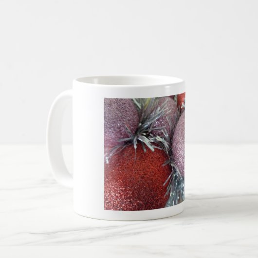 kerstballen koffiemok (Voorkant links)