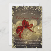 Kerstballen, Koord met kerstmis Company Kaart (Voorkant)