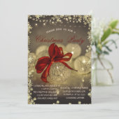 Kerstballen, Koord met kerstmis Company Kaart (Staand voorkant)