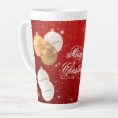 kerstballen latte mok (Linkerhoek)