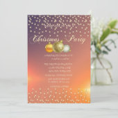 kerstballen, lichte kerstfeest kaart (Staand voorkant)